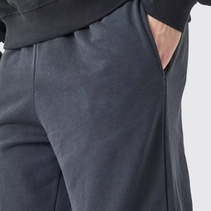 <b>Wholesale</b> Light-Weight 100% Cotton <b>Flared</b> <b>Sweatpants</b> Stretchable Mid-Waist Casual Style - Product Image 2