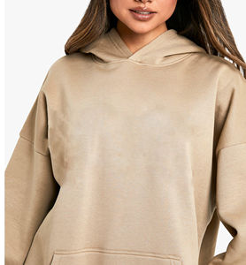 Venta al por mayor de alta calidad de las mujeres sudadera 100% algodón sudaderas con capucha de gran tamaño de las mujeres de moda logotipo impreso personalizado sudaderas con capucha de las mujeres - Product Image 2