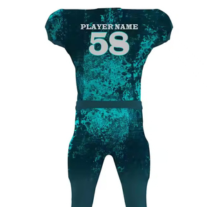 Uniforme de Fútbol Americano con Estampado por Sublimación Personalizado, Camiseta y Pantalones Cortos, Diseño Personalizado, Colección de Invierno, Chándal Unisex - Product Image 2