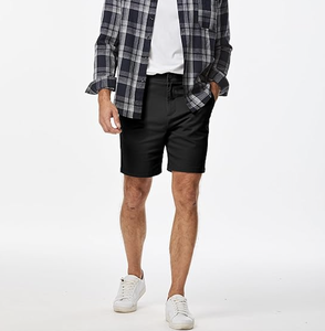 Shorts chino classiques pour homme, coupe ajustée, fitness, été, extensible, taille en coton sergé, shorts décontractés, logo personnalisé, vente en gros directe d'usine - Product Image 5