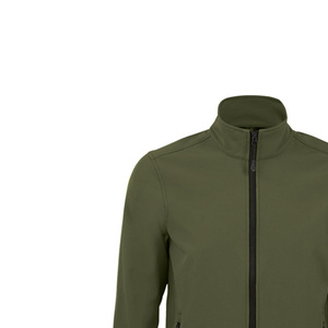 Waterproof Windproof Outdoor Casual Softshell <b>Jacket</b> With Stand Collar Full Zipper Closure <b>Men</b> Softshell <b>Jacket</b> - Product Image 5