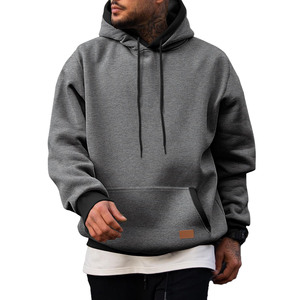 2025 Customizable Plain <b>Hoodies</b> Polyester Cotton Men Pullover <b>Lightweight</b> <b>Hoodies</b> Custom Printing Logo Plus Size Men's <b>Hoodies</b> - Product Image 1