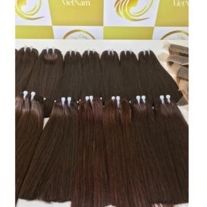 Trama de piel de alta calidad directa de fábrica Piano HD vietnamita brasileño de alta calidad color oscuro doble lujo Bonestraight - Product Image 3