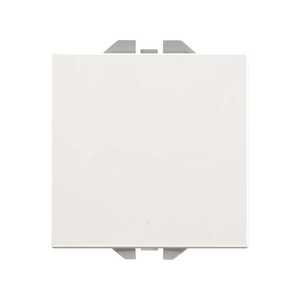 Pulsante neutro bianco largo con connessione rapida Simon 270 (20000150-090) - Product Image 1