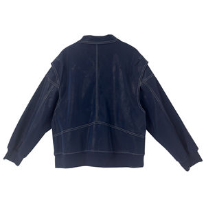 Chaqueta de cuero OEM para mujer hecha a medida, piel de vaca auténtica, estilo motocicleta, ropa de abrigo ajustada, precio directo de fábrica - Product Image 2