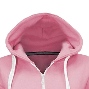 Vestido Sudadera de Forro Polar Personalizado para Mujer, 100% Algodón, Transpirable, Resistente al Viento, Ecológico, con Bordado en Relieve en la Parte Delantera - Product Image 2