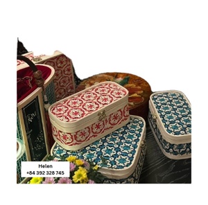 2024 cesta de bambú de estilo de actualización para Tet Holiday y Festival de Año Nuevo cesta de equipaje de gran tamaño hecha en Vietnam venta precio barato - Product Image 1