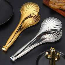 Pinces à buffet en laiton de haute qualité, pinces de service ergonomiques de luxe pour salades, pain, gâteaux, pour les mariages, la restauration et l'usage domestique - Product Image 4