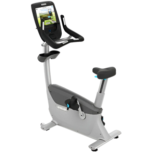 Vélo d'exercice vertical UBK remis à neuf avec console pour l'entraînement cardiovasculaire en cyclisme en intérieur - Product Image 1