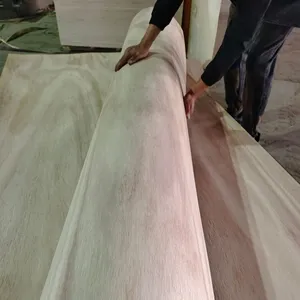 Linyi kommerzielles Sperrholz 3 mm 5 mm 9 mm 12 mm U-förmige Platte biegsames Sperrholz flexibles gebogenes Sperrholz Poplar-Kern biegsames Sperrholz