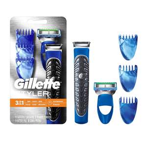 Gillette-maquinilla de afeitar con calor para hombre, Kit de afeitado de iniciación por Gillette Labs 1 mango 2 hojas de afeitar recargas 1 muelle de carga - Product Image 5