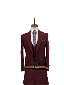 Trajes de Hombre Personalizados de Negocios, Trajes Elegantes de Corte Regular con Solapa de Chal, Blazers para Hombre de Primera Calidad - Product Image 2