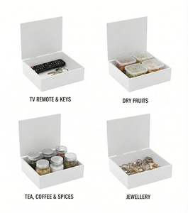 Caja de Joyería de Madera Artesanal de Lujo Personalizada con Compartimentos de Almacenamiento Seguros para Accesorios de Hogar Modernos - Product Image 5