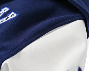 Veste de baseball universitaire à capuche avec fermeture éclair et broderie personnalisée, manches contrastées de qualité supérieure, vêtements de sport classiques, vêtements d'extérieur pour hommes - Product Image 3
