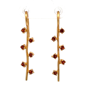 Pendientes de Plata de Ley con Granate de Colores, Elegantes y de Lujo para Mujer, para Aniversario, Fiesta, Boda, Joyería Fina al por Mayor - Product Image 1