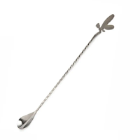 Cuillère à cocktail en métal pour produit personnalisé à long manche et à Offre Spéciale et accessoires de bar à vin Agitateur à cocktail