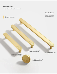 New Chinese Style Fan Pattern Brushed Zinc Alloy Cabinet Pulls &amp; Round <strong>Knobs</strong> for Kitchen Cabinets Wardrobes <strong>Drawers</strong> - Product Image 6