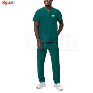 เครื่องแบบโรงพยาบาลไซส์พิเศษชุดสครับดีไซน์ล่าสุด - Product Image 1