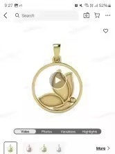 รายการที่กำหนดเองสำหรับ mellanie Van Lis 925การตั้งค่าว่างเปล่าสีเงิน - Product Image 3