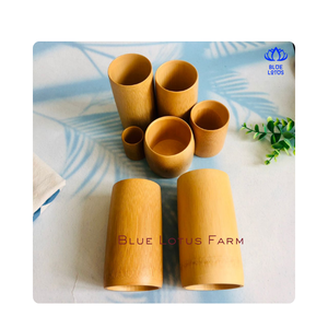 Vaso de bambú de alta calidad con forma elegante, ideal para fiestas, picnics y refrescos diarios - Product Image 1