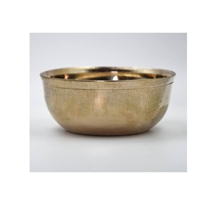 High Quality Golden Serving <b>Bowl</b> with Natural Brass Color for Hot Sale Brass Round Dessert <b>Bowl</b> for <b>Ice</b> <b>Cream</b> at Low Cost - Product Image 2