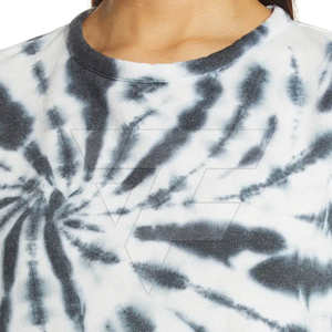 Mode couleur unie femmes décontracté cravate teinture imprimer à manches longues sweat à vendre vêtements d'hiver femmes sweat - Product Image 2