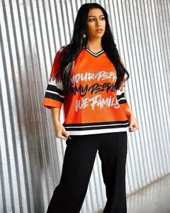 เสื้อยืดตาข่ายพิมพ์ลายสกรีนสำหรับผู้หญิงเสื้อยืดโอเวอร์ไซส์ผ้าคอตตอนเสื้อยืดผ้าฝ้าย100% โอเวอร์ไซส์สำหรับผู้ชาย - Product Image 3