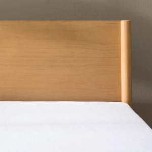 Estructura de cama de teca moderna con cabecero - Product Image 3