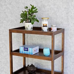 Étagère de rangement de cuisine en bois de caoutchouc à 5 niveaux KB68046 60x35x120cm - Product Image 3