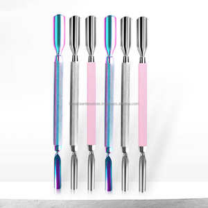 Empujador de Cutículas de Acero Inoxidable de Doble Cabeza de Alto Rendimiento, Reutilizable, para Manicura y Pedicura, Herramienta para Limpiar Uñas y Eliminar Piel Muerta - Product Image 6