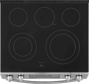 Nouvelle cuisinière électrique en acier inoxydable d'origine-Four autoportant avec commandes frontales-Fonctions d'autonettoyage et de friture à l'air - Product Image 4