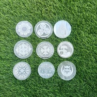 Meilleure vente, plaque de charge de sélénite ronde de qualité, cristal de guérison, pierre de sélénite à vendre