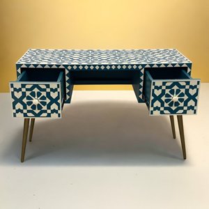Cajón de gabinete de hueso Diseño antiguo de colección de muebles con incrustaciones de hueso y muebles usados de cocina POR FAIZACRAFT - Product Image 2