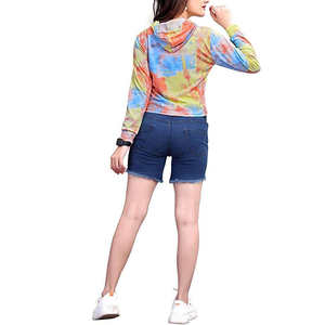 เสื้อฮู้ดครอปแขนยาวพิมพ์ลายฤดูหนาวแบบลำลองสำหรับผู้หญิง ดีไซน์เฉพาะตัว พร้อมโลโก้ด้านหน้า ผ้าฟลีซ สินค้ามาใหม่ เหมาะสำหรับออกกำลังกาย - Product Image 5