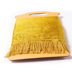 Frange de drapeau d'or jaune, frange de drapeau de mode - Product Image 3