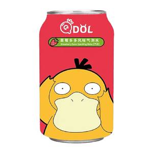 QDOL Pokemon Sparkling <b>Water</b> Strawberry Flavor Refreshing <b>Zero</b> Sugar Fizzy Drink Anime Themed Beverage Wholesale Supply PackPlus - Product Image 1