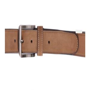 Nouveau design de marque en gros Tan Brown ceinture décontractée en cuir pleine fleur boucle en alliage de zinc hommes ceinture en cuir véritable - Product Image 4