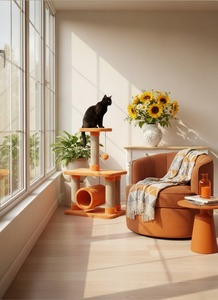 Griffoir pour chats Amistar Mandarinka de haute qualité, adapté à toutes les races et tailles de chats. - Product Image 6