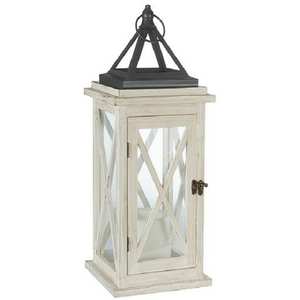 Linterna náutica hecha a mano en polvo blanco recubierto de hierro Metal recubierto de hierro candelabros y linternas - Product Image 6