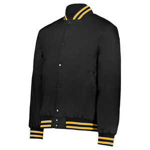 Chaquetas Varsity Extra Grandes de Satén para Hombre al por Mayor, Chaquetas Varsity de Satén de Nailon OEM, Chaqueta Varsity de Satén para Hombre - Product Image 1