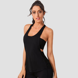 Débardeurs tricotés de sport en vrac pour femmes de haute qualité respirant à séchage rapide Yoga sans manches gilet de Fitness écologique OEM - Product Image 3