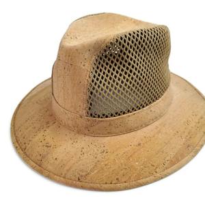 Chapeau en liège naturel avec filet - Product Image 1