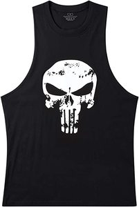 Ropa de entrenamiento de goma de alta calidad Impresión personalizada Calavera Muscle Wear Tank Top Gym Sports Wear Tank Top para Mes - Product Image 2