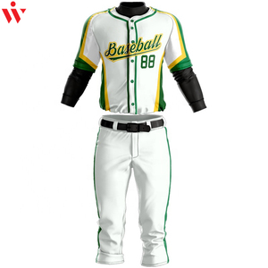 Jersey de béisbol sublimado de poliéster 100% hecho a medida profesional conjunto completo de ropa deportiva transpirable - Product Image 4