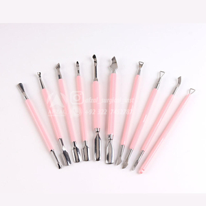 <b>Cuticle</b> Pusher - ProNails <b>Cuticle</b> Pusher Pakistan - Premium Stainless Steel Tools <b>Cuticle</b> Pusher Tool - Manicure <b>Sticks</b> - Product Image 2