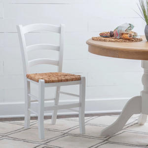 Silla de comedor Lane Side con detalles plisados Teca Caoba Suar Uso de madera Otros muebles de comedor 0912490 - Product Image 6