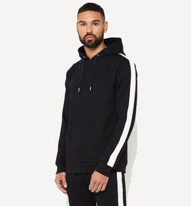 Vente en gros de pantalons de survêtement baggy et de sweats à capuche de haute qualité survêtement personnalisé survêtement de sport surdimensionné en coton vierge uni - Product Image 1