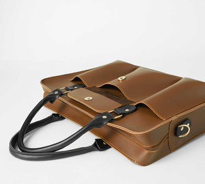 Sacs à ordinateur portables en cuir pour hommes, couleur unie, prix raisonnable, best-seller, design unique, vente en gros - Product Image 5