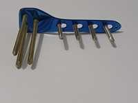 BISONS WHOLESALE Placas Óseas Veterinarias de Acero Inoxidable de Alta Calidad |   Kit de Implantes para Cirugía Ortopédica Animal, Clase I CE, Reutilizable