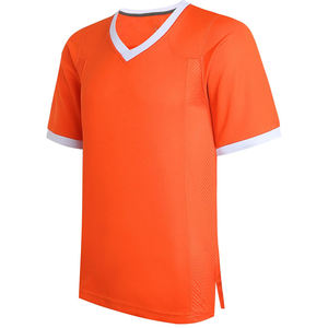 เสื้ออเมริกันฟุตบอลทรงเข้ารูป เนื้อผ้านุ่ม ระบายอากาศได้ดี สำหรับทีมฟุตบอล แขนสั้น สวมใส่สบาย  ขั้นต่ำในการสั่งซื้อน้อย - Product Image 1